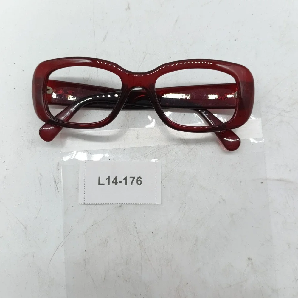 Ray-Ban RB 4122 735/8G Red Rectangular Eyeglass Frames Italy 176